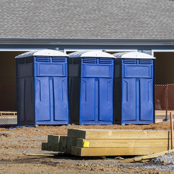 can i customize the exterior of the portable toilets with my event logo or branding in Monmouth California